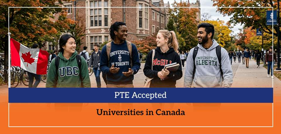 PTE Accepted Universities in Canada