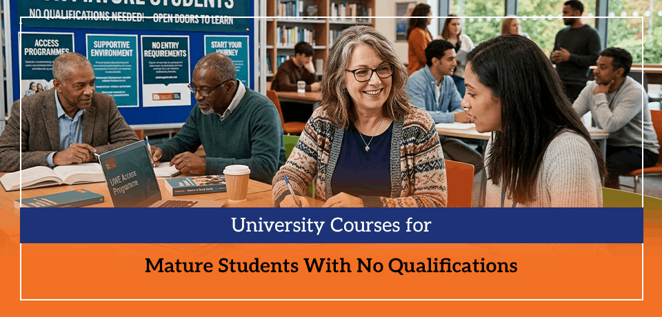 University Courses for Mature Students With No Qualifications