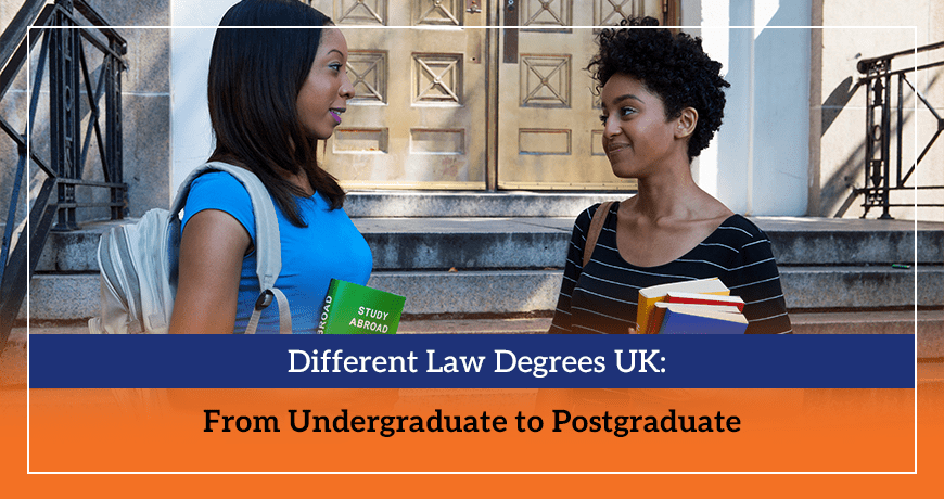 Different Law Degrees UK From Undergraduate to Postgraduate