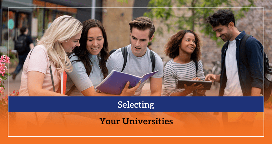 Selecting Your Universities