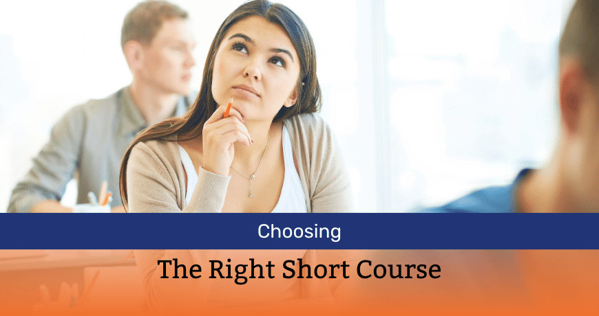 Choosing the Right Short Course