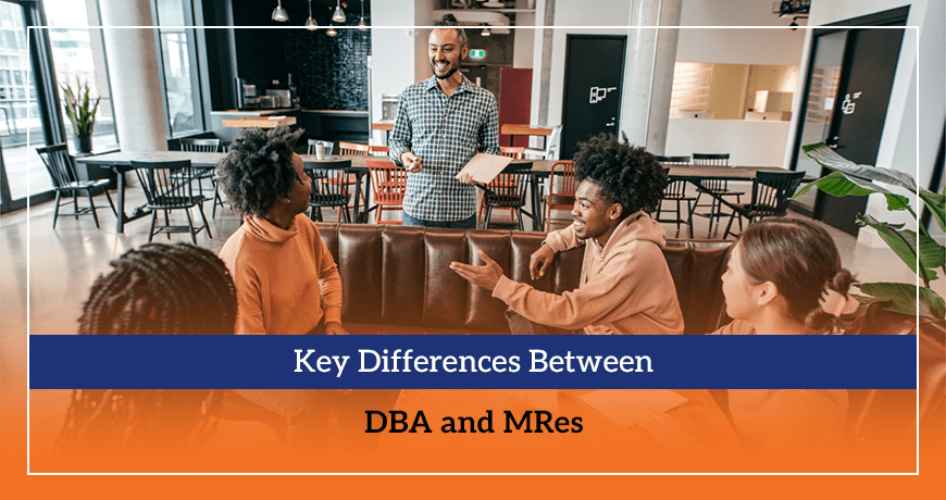 Key Differences Between DBA and MRes