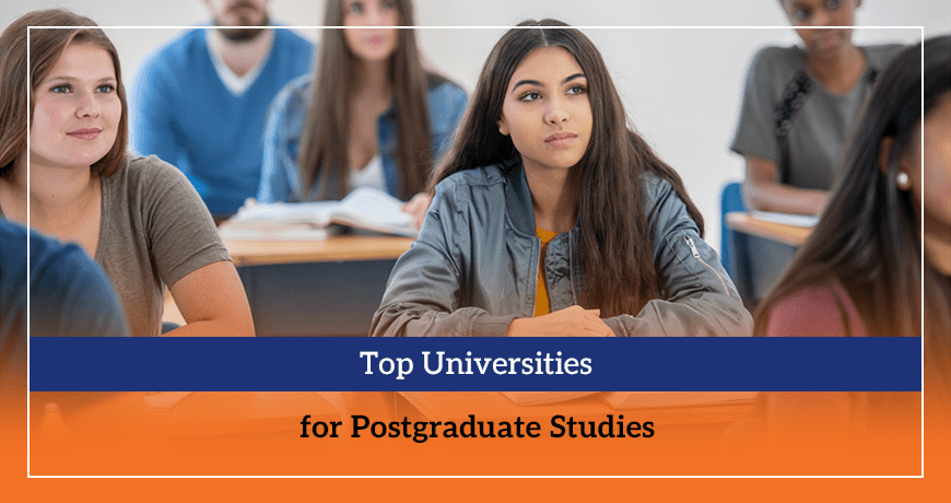 Top Universities for Postgraduate Studies