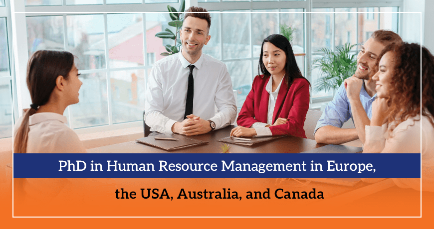 PhD in Human Resource Management in Europe, the USA, Australia, and Canada