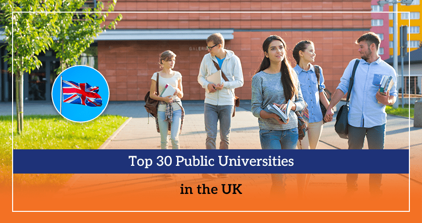 Top 30 Public Universities in the UK