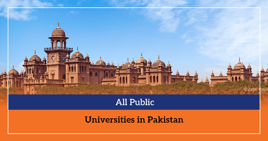 All Public Universities in Pakistan