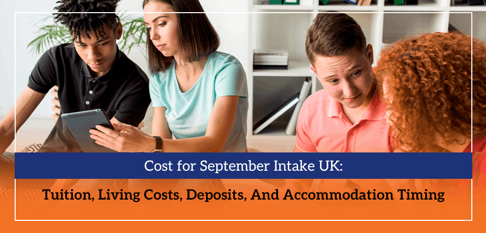 Cost for September Intake UK