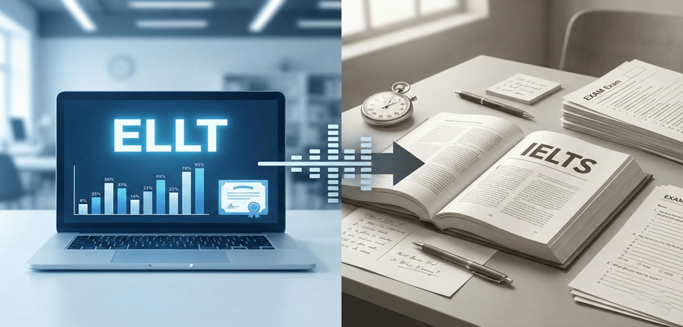 Typical ELLT score requirements and how it compares to the IELTS
