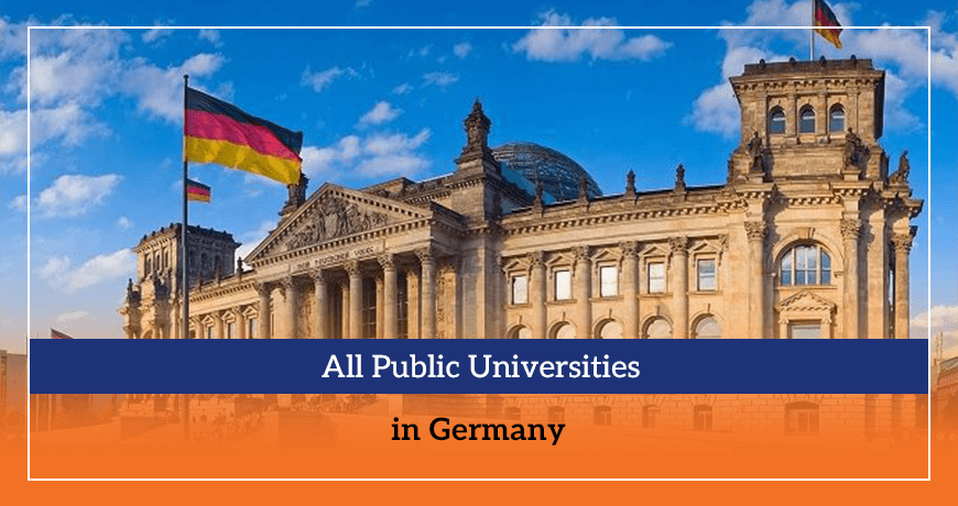 All Public Universities in Germany