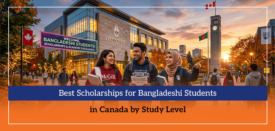 Best Scholarships for Bangladeshi Students in Canada by Study Level