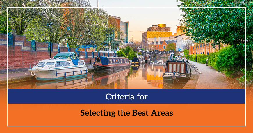 Criteria for Selecting the Best Areas