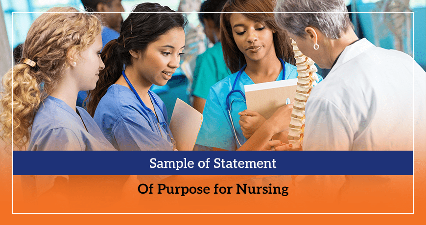 Sample of Statement Of Purpose for Nursing