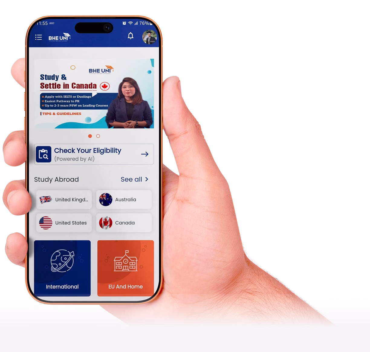 BHE UNI Mobile App